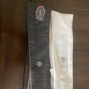 lululemon athletica Gray and White Headbands